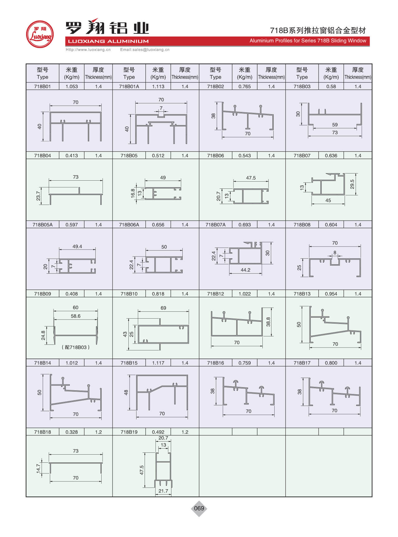 718B系列推拉窗