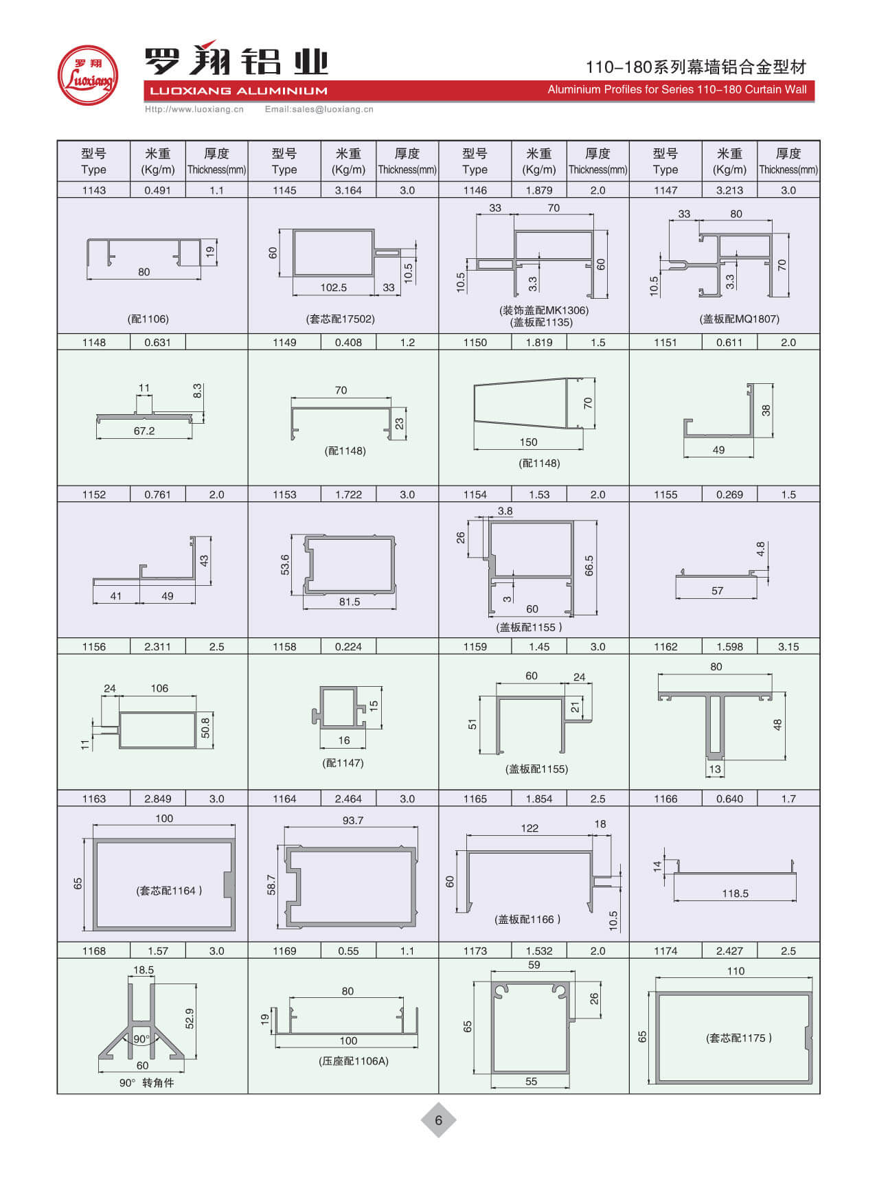 110-180系列常规幕墙