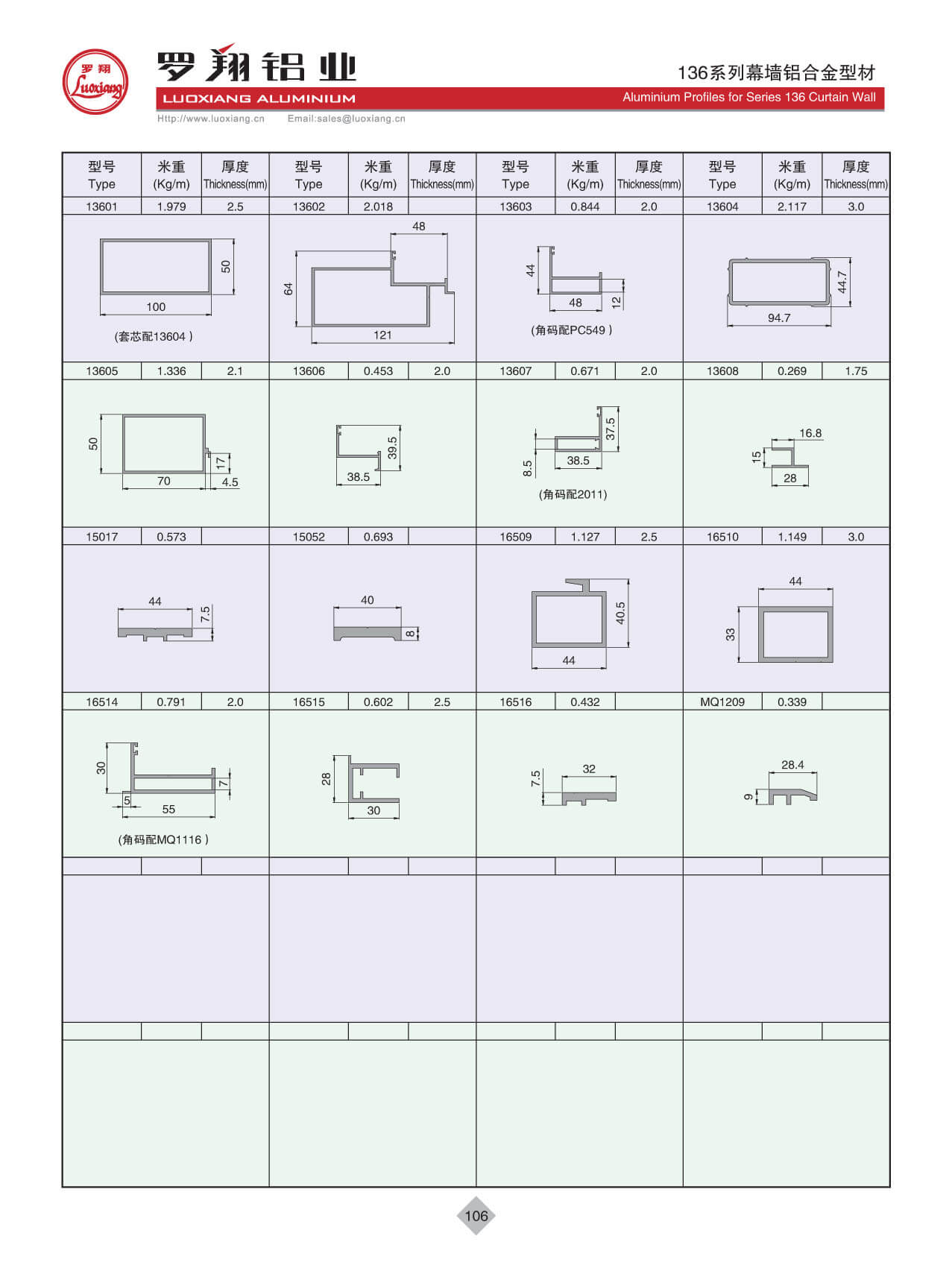 136系列幕墙